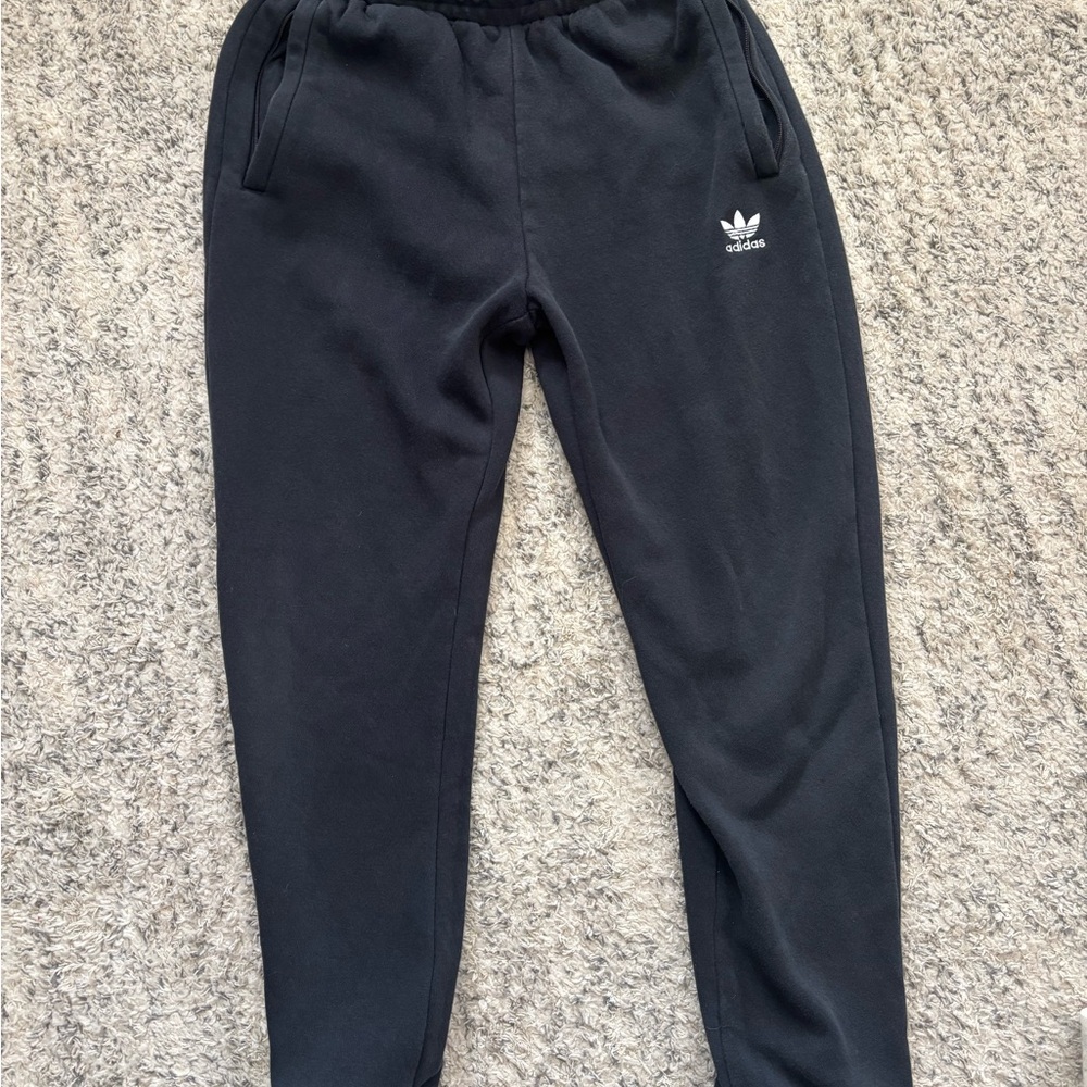 Adidas Kids Black Sweatpants sz M